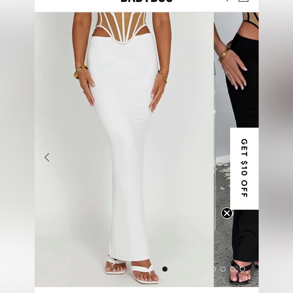White babyboo fashion skirt